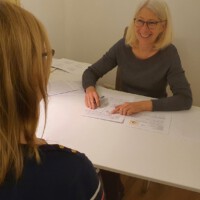 Anamnesegespräch mit einer Patientin